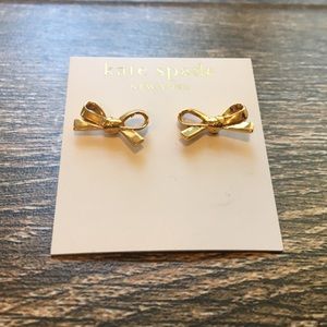 Kate Spade 14k Gold Fill Bow Stud Earrings